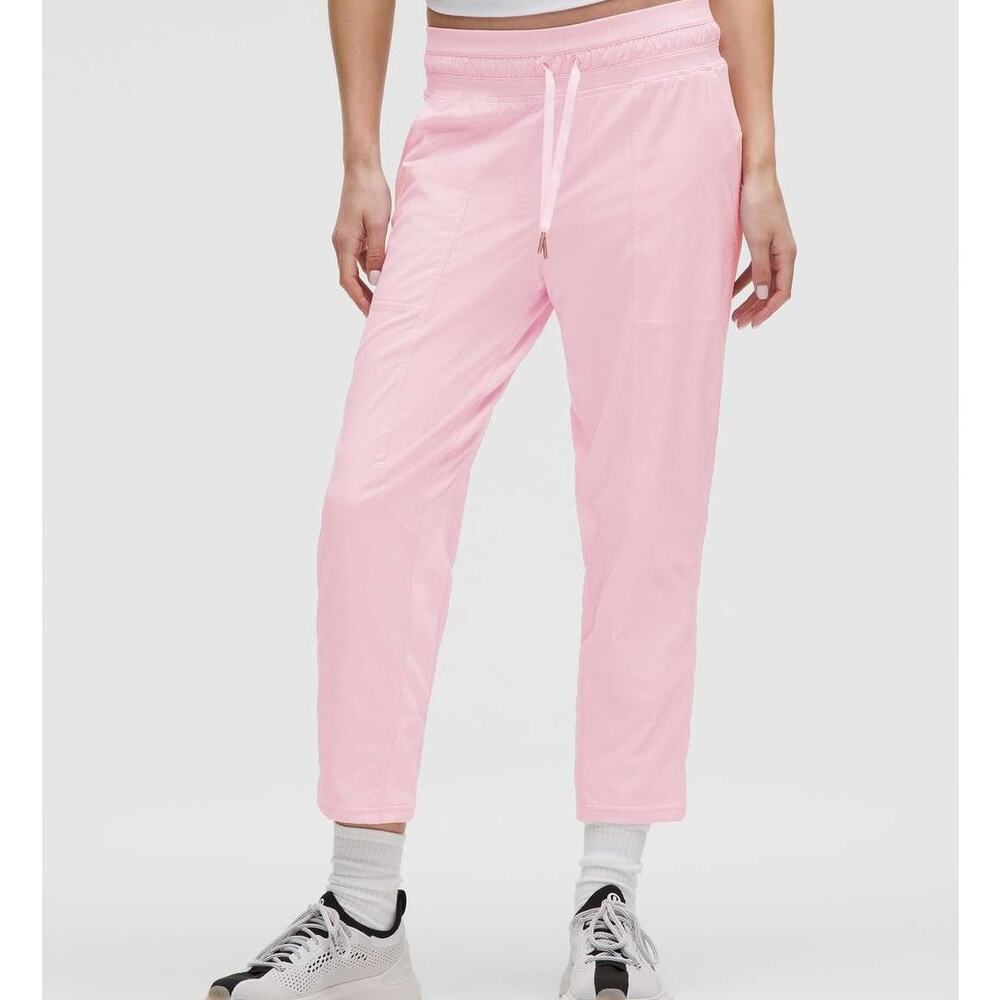 Lululemon Dance Studio Pants 25" Size 12 Pink Athletic Workout Yoga Pilates